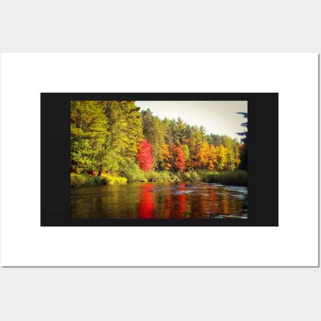 Kayaking the Tomahawk River Wall Art by Isla Creek Casuals